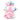 Tie Dye Dog Hoodie - Pink