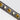 Tiger’s Eye Dog Collar – Brown Leather with Brass Studs