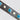 Turquoise Dog Collar – Brown Leather with Brass Studs