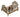 Italian Gold Scroll Dog Bed