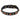 Jasper Dog Collar – Brown Leather with Brass Studs