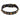 Tiger’s Eye Dog Collar – Brown Leather with Brass Studs